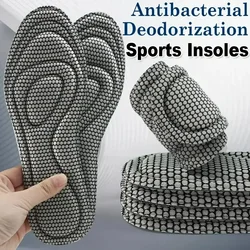 5D Massage Sports Insole Memory Foam Orthopedic Insoles Nano Antibacterial Deodorant Shoe Pads Sweat Absorption Running Pad