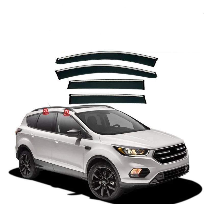 Window Visor Side Window Deflector Weather Shield For Ford Escape Maverick Kuga‌ 2000 2001 2002 2003 2004 2005 2006 2007 -2019