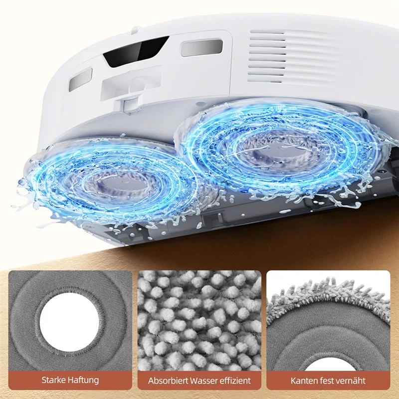 A24P อุปกรณ์เสริมสําหรับ Roborock Qrevo Curv/Qrevo Edge เครื่องดูดฝุ่นหุ่นยนต์,เปลี่ยนแปรงหลัก, ถุงเก็บฝุ่น, แผ่นซับ, ตัวกรอง