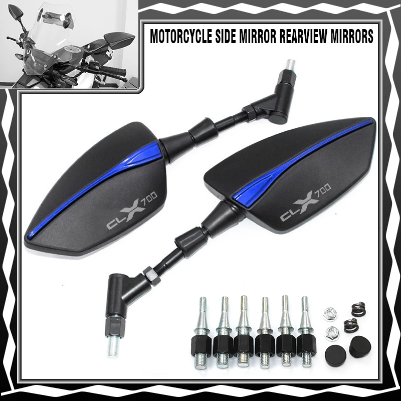 

For CFMOTO 700 CLX 700CLX 700CL-X 700 CLX 700 CLX700 CL-X700 Strom Thread Left Right Rear Rearview Mirrors