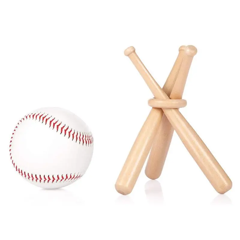 Holz-Baseballhalter, Mini-Baseballschläger-Displayständer, Golf-Tennisball-Stützhalterung, Softball-Baseball-Zubehör – Detail 5