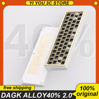 DAGK Alloy40 2.0 40% Mechanical Keyboard Kit Layout CNC Aluminum Alooy  Customization Wireless Tri-mode Bluetooth RGB Gasket DIY