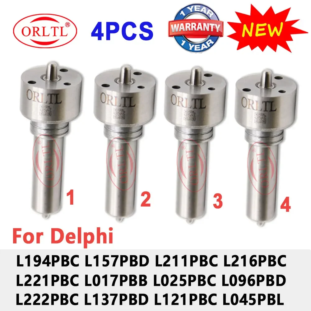 4PCS New L194PBC L157PBD L211PBC L216PBC Injector Nozzle L221PBC L017PBB L025PBC L096PBD L222PBC L137PBD L121PBC L045PBL