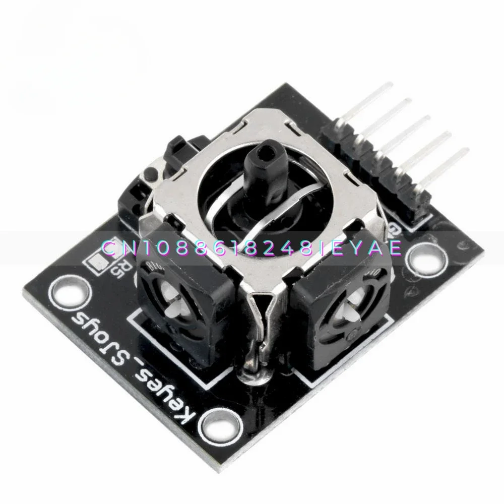 Joystick con pulsante a doppio asse Sensore joystick da gioco PS2 JoyStick Blocco elettronico