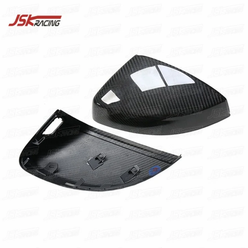 

High Quality Dry Carbon Fiber Replacement For 2014-2019 Audi A3 S3 RS3 Side Mirror Car Parts Cover Modified Upgraded