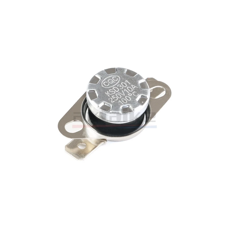 5PCS Bimetal Thermostat KSD301 10A 250V Normally Closed Temperature Switch Thermostat 40-190 Degree 50 60 70 80 130 100 125 °C