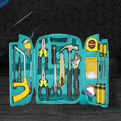 Complete Tool Box Set Household Repair Hand Tool Set Socket Wrench Screwdriver Knife Woodworking Work Tool Kit box Tools