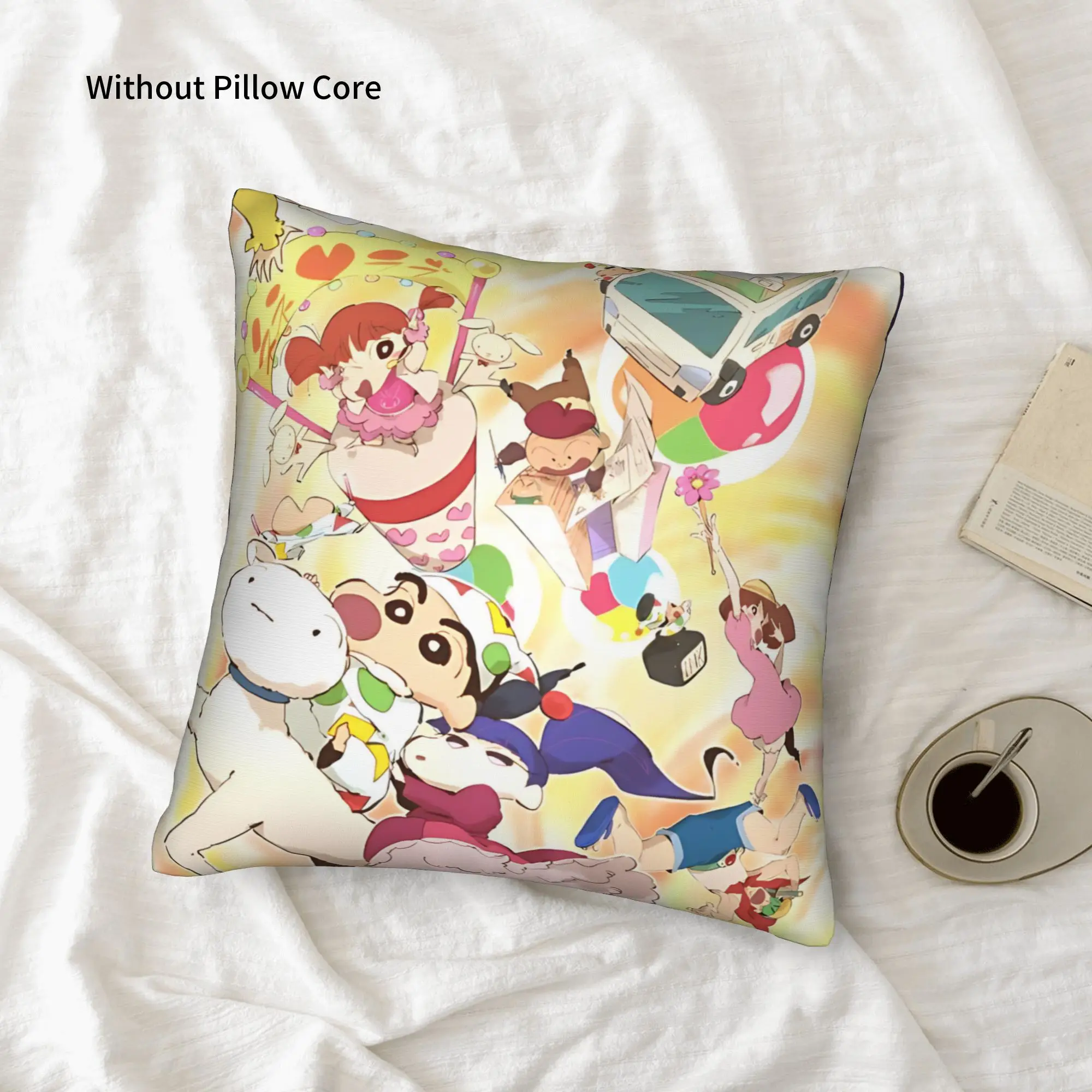 1PC Crayon S Shin chan Pillow Case Home Decor Items Double-Sided Printing  Sofa Cushion Bedroom Bedside Pillow