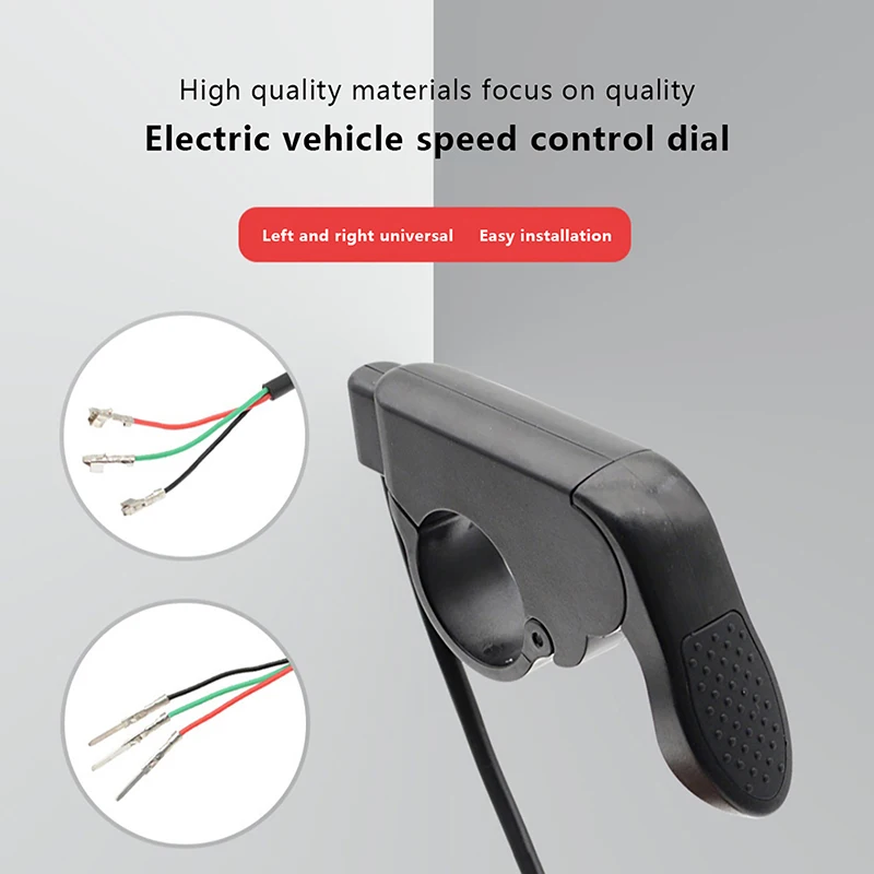 Szybki regulator prędkości do roweru elektrycznego: uniwersalny manetka gazu z szybkim zwalnianiem.