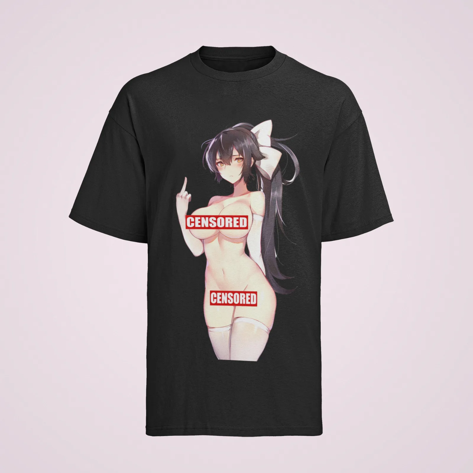 

Organic Cotton Mens Sweet Anime Girl Takao T-Shirt - Azur Lane Hentai Waifu-