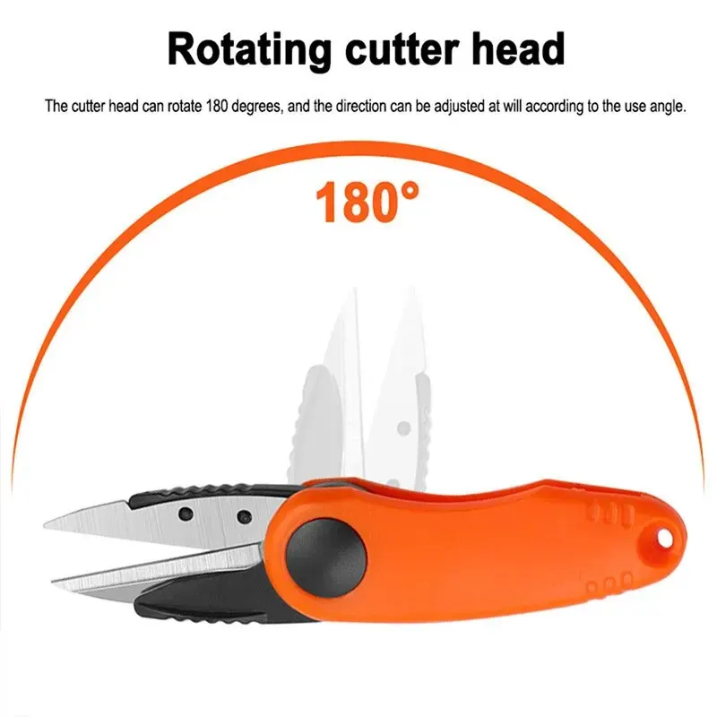 1/3/5Pcs Stainless Steel Folding Scissors - Multifunction Fishing Line Cutter for Tackle & Pesca