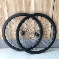 wave carbon bike wheels 35mm 40mm 45mm 50mm asymmetry U shape disc brake 6 bolt/center lock road bike cyclocross gravel wheelset