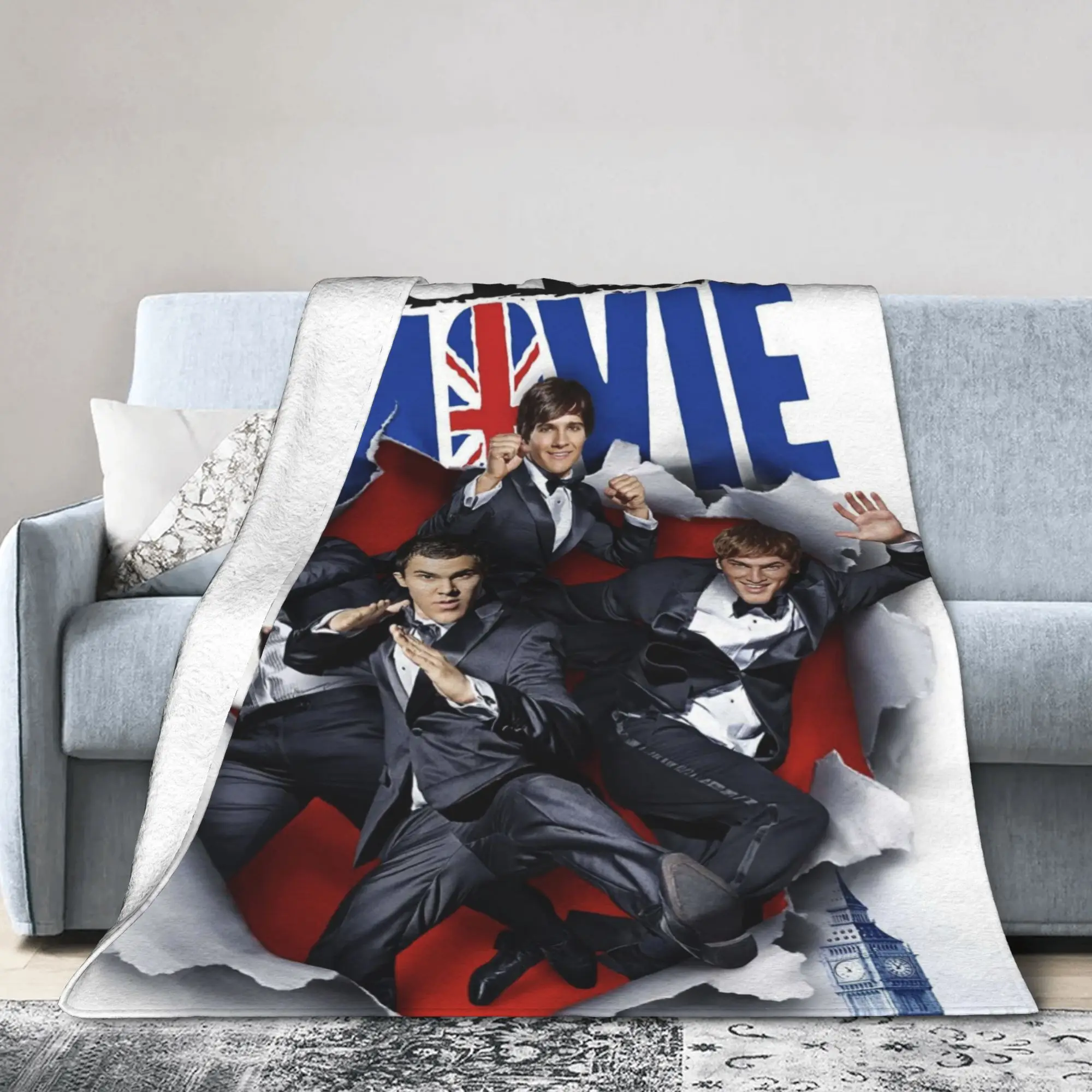 

Big Time Rush rock band Blankets Ultra-Soft Flannel Comfortable Gift Throw Blankets Bedspreads