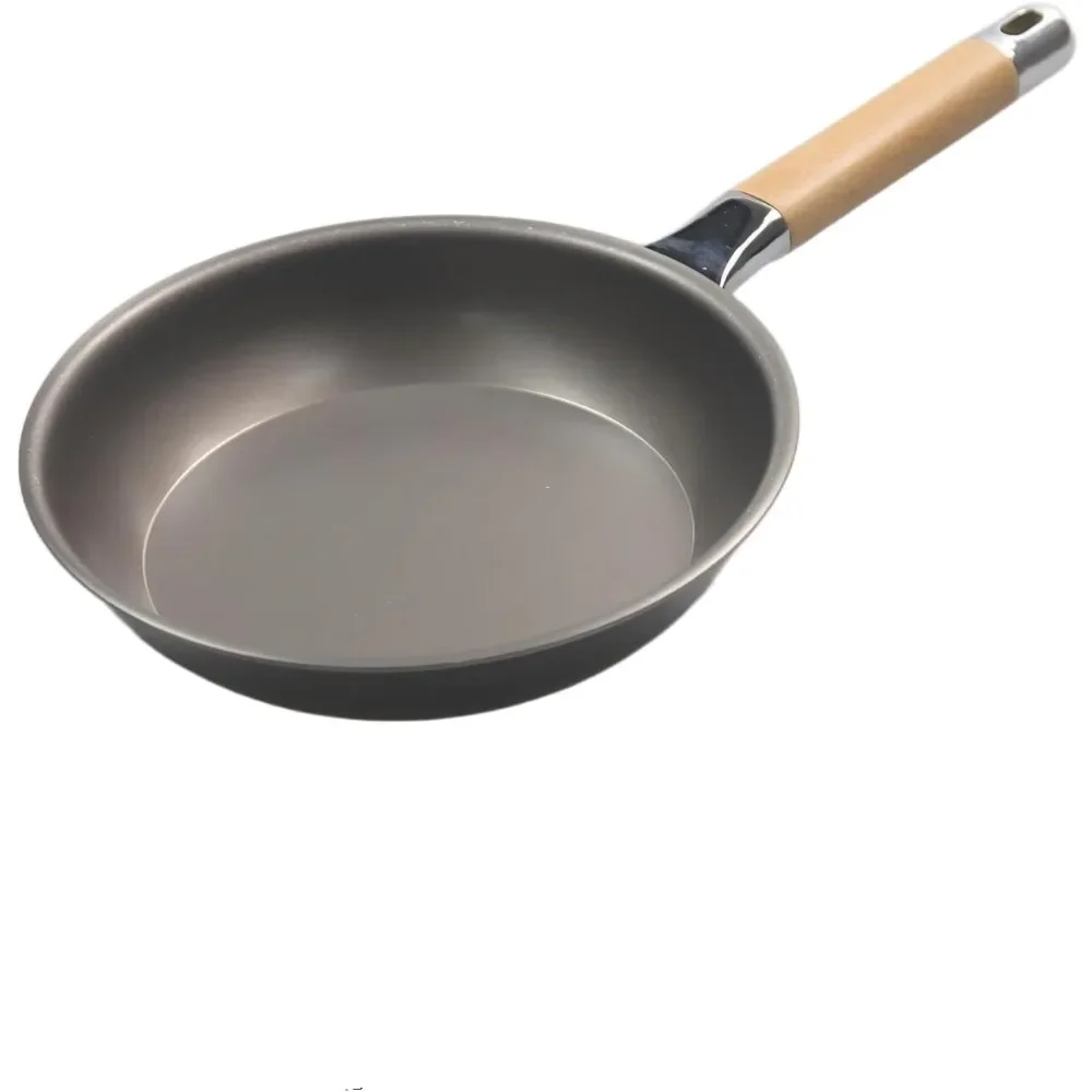 

Pan with Wooden Handle, 10.5 inch (Titanium Alloy, Wooden handle)