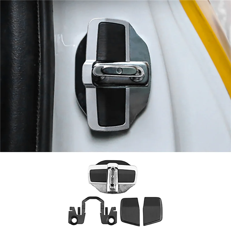 

2 Set Door Stabilizer Door Lock Protector Latches Stopper Covers For Honda Accord Civic CRV HRV