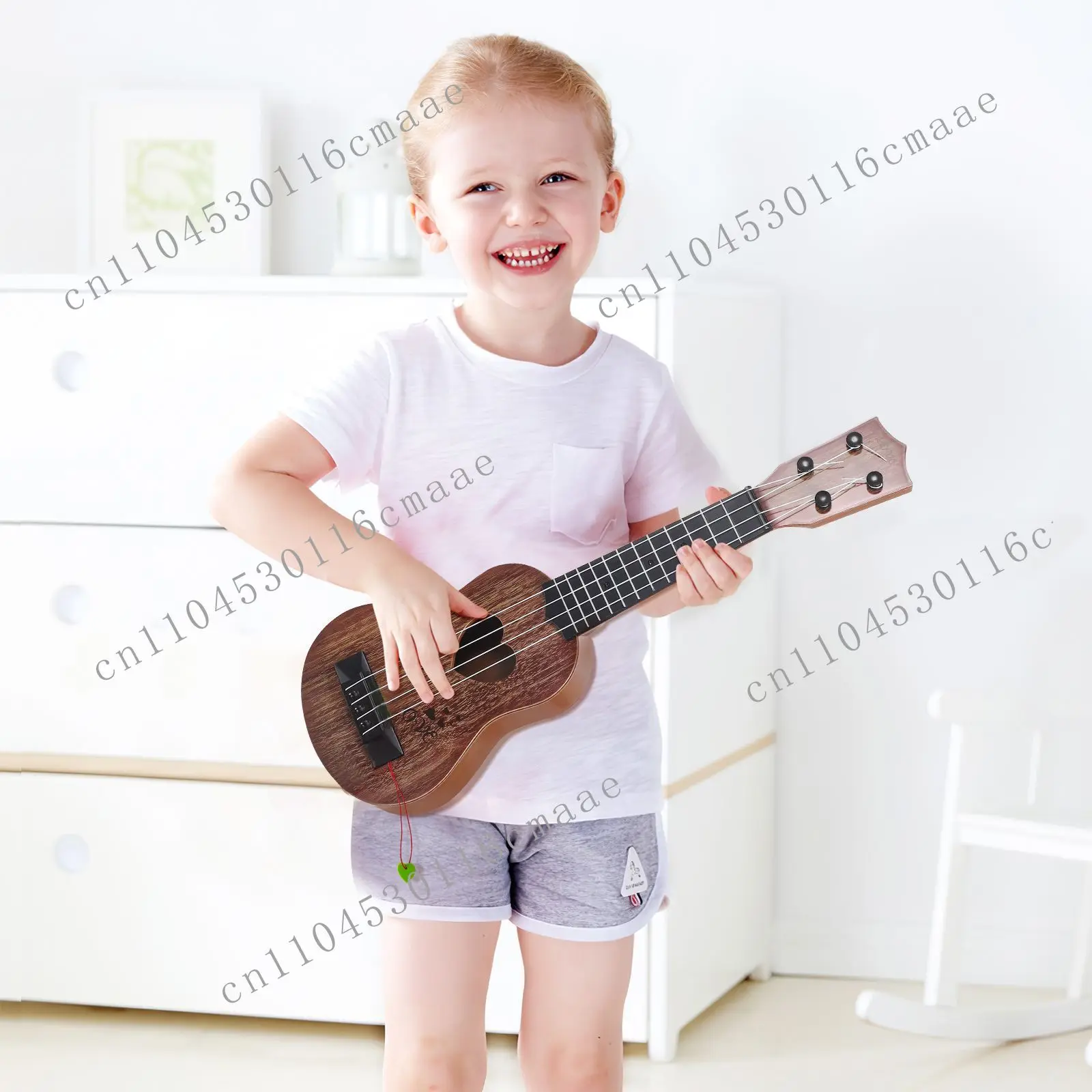 

New Mini Ukulele Toy Guitar Coffee Instrument Comfortable