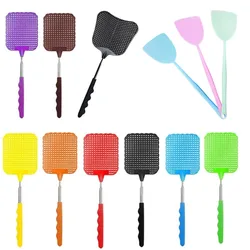 Telescopic Fly Swatters Retractable Manual Plastic Fly Swatter Prevent Pest Mosquito Flies Garden Home Mosquito Killing Artifact