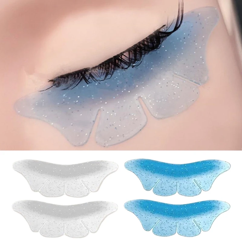 1 Pairs Butterfly Silicone Eyelash Perm Pads Sticky Lashes Rods Shield Lifting 3D Eyelash Curler Applicator Tools