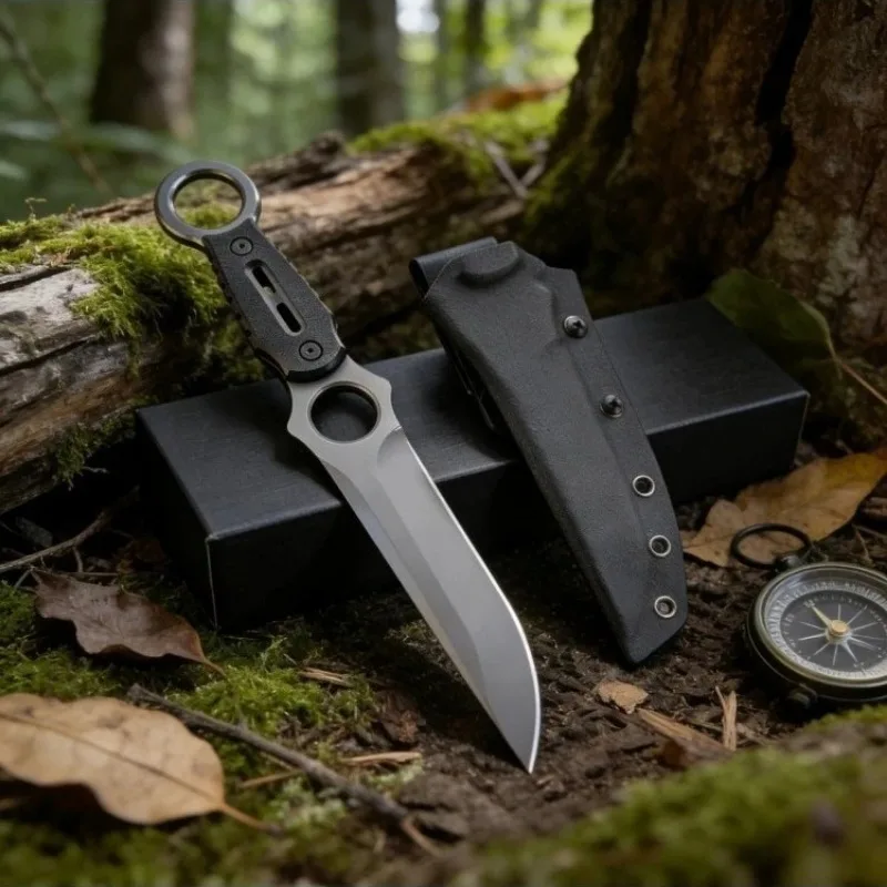 High Hardness Kydex Sheath Knife 8CR13MOV Blade G10 Handle Pocket Knife Outdoor Field Survival Camping EDC Tool
