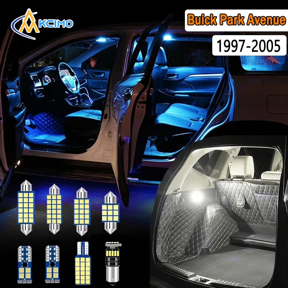 

LED Interior Light Kit Canbus For Buick Park Avenue 1997-2005 Super Bright Dome Map Door Lights Easy Install Bulbs Set