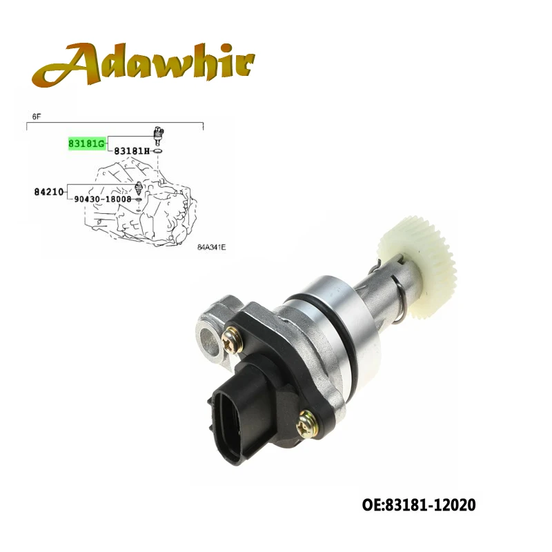 

Датчик скорости автомобиля для Toyota Camry, Corolla, Lexus, Chevrolet Geo Metro, Prizm, Tracker. Замена OEM 83181-12020, SU6217, 5S4885