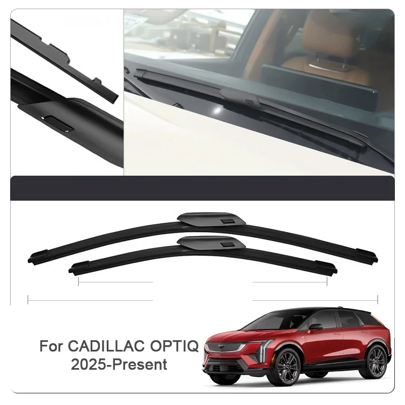 2PCS Car Blade Windshield Wiper Protect Auto Rubber Accessory For CADILLAC CT4 CT5 CT6 ESCALADE LYRIQ OPTIQ SRX XT4 XT5 XT6 XTS