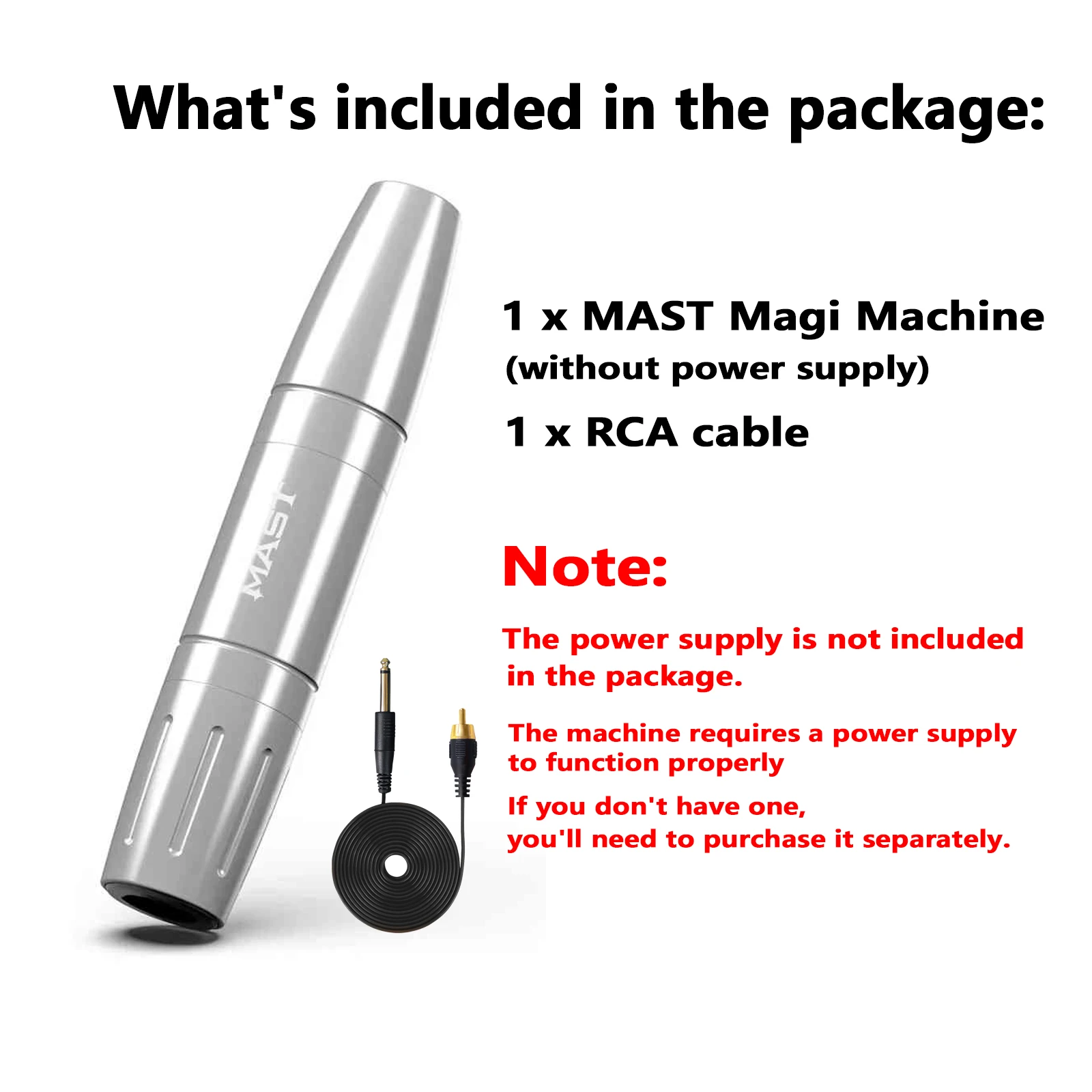 Mast Tattoo Magi Rotary Machine Gun 2.0/3.0mm Slag Krachtige Aangepaste Motor voor Permanente Make-up van Wenkbrauwen En Lippen