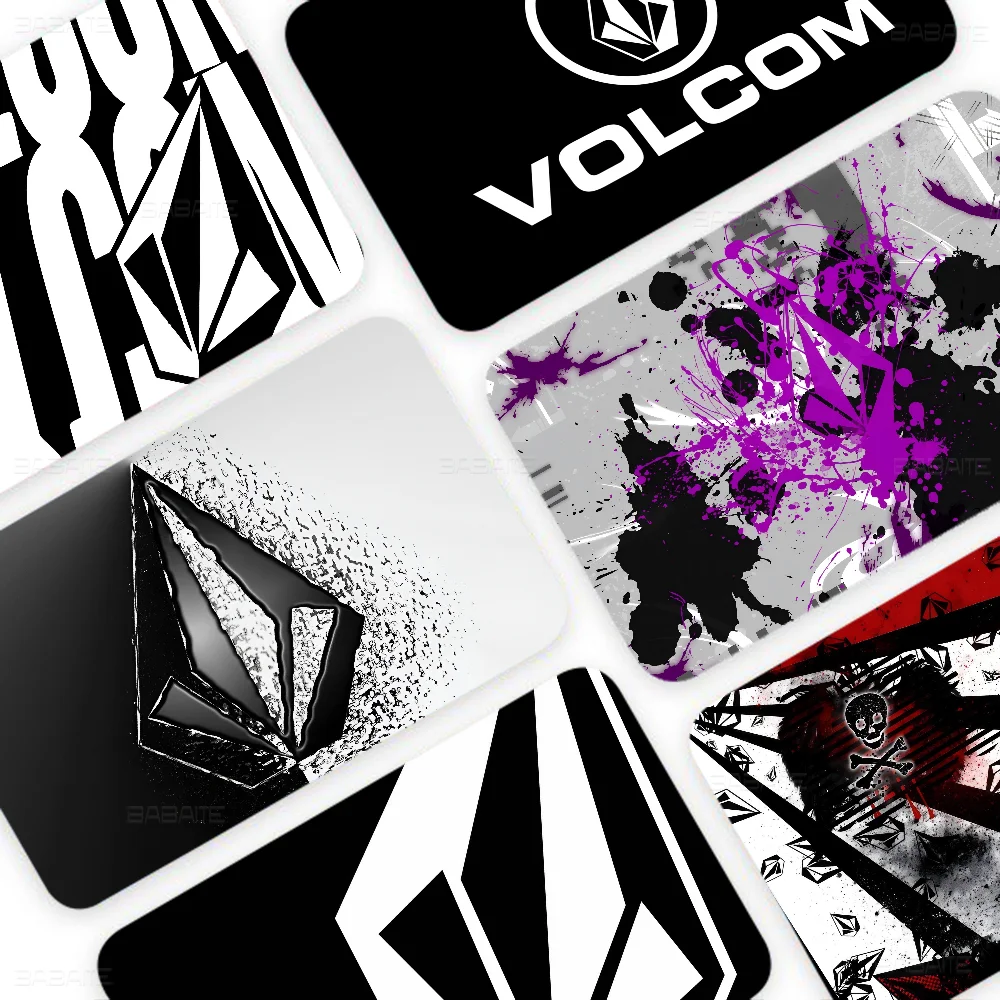 V-Volcom LOGO Anime Spend or Save Funny Shell On Off Ultra Thin No Fade Sticker Skin Cover Film for Debit Credit Card