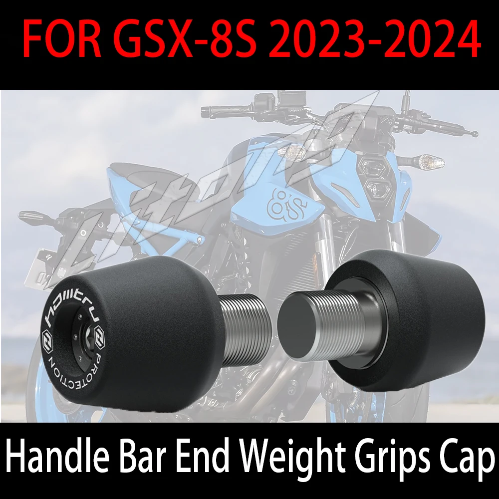 

For Suzuki GSX-8S GSX8S 2023-2024 Motorcycle Accessories handle shock absorber slider Handle Bar End Weight Grips Cap