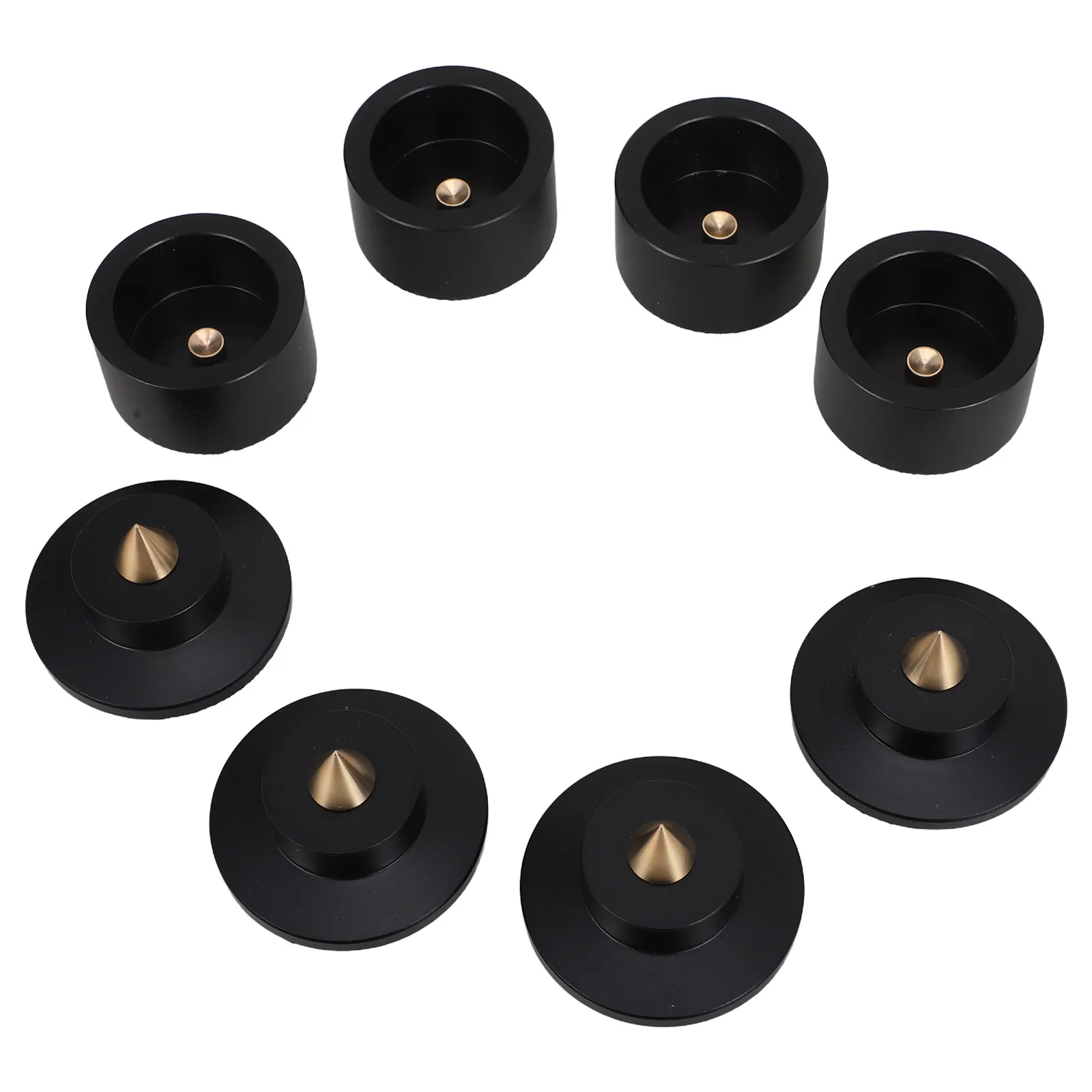 

4pcs Speaker Isolation Pads High-Density Anti-Vibration Spikes For Hifi Bookshelf Speakers Audio Equipment Amplifiers Sound
