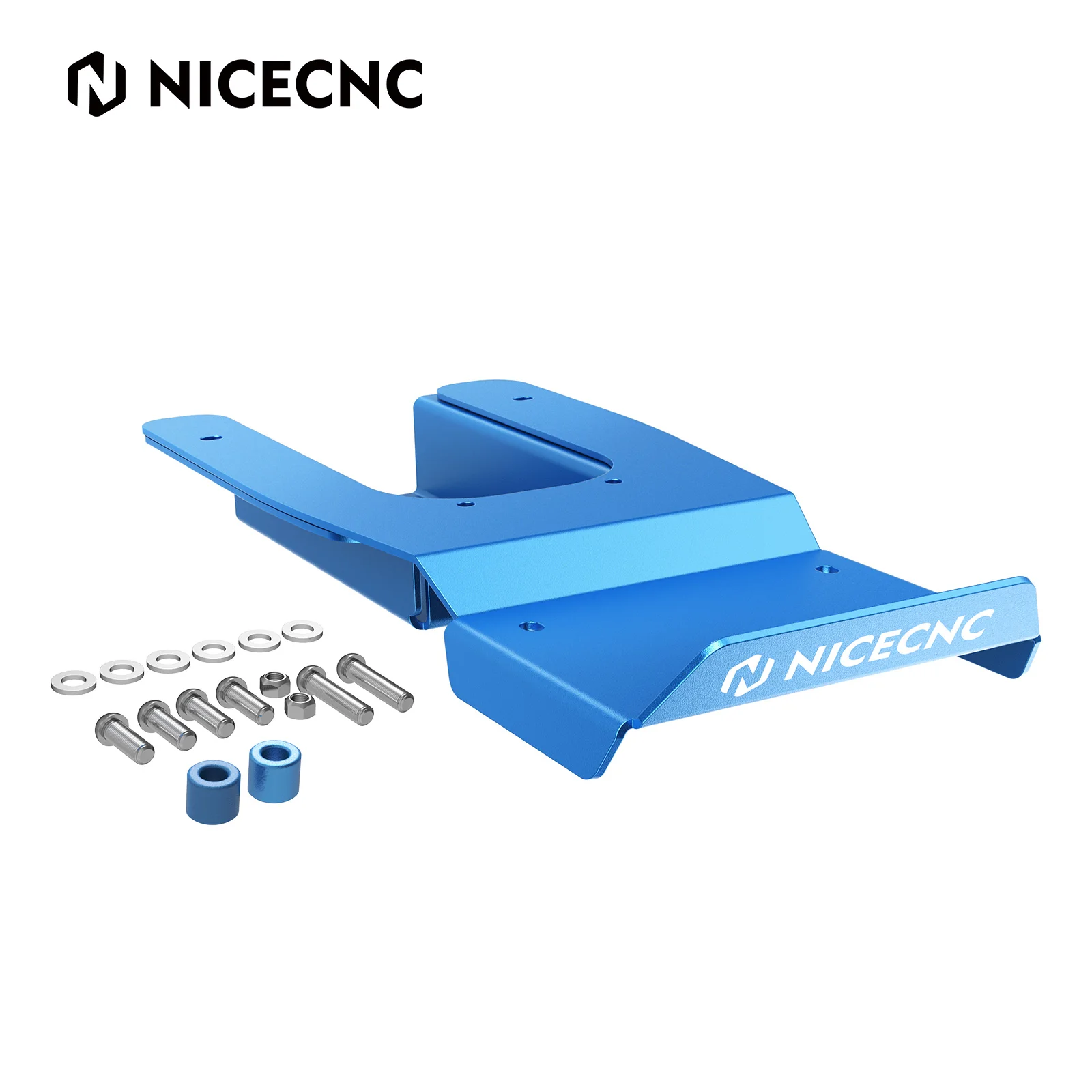 NICECNC ATV-Schwingen-Unterfahrschutz für Yamaha Raptor 700 Raptor 700R YFM700 YFM700R 1PE-F219X-00-00, rostfrei eloxiert – Detail 12