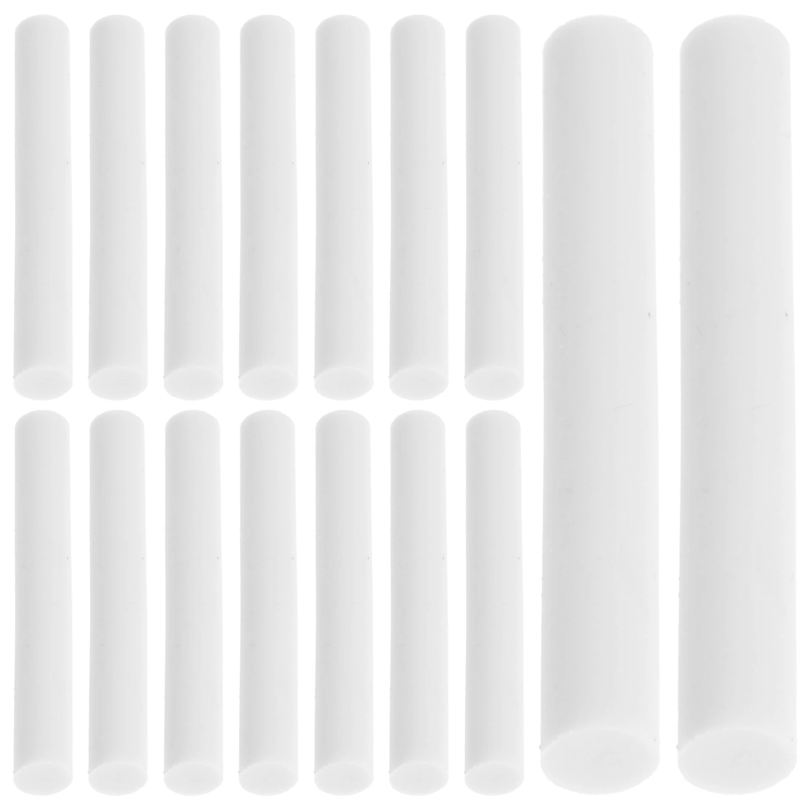 

50Pcs Cylindrical Drawing Art Erasers White Long Strip Sketching Erasers Soft Texture for Students Professional Use