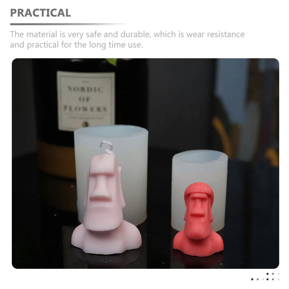 

2 Pcs C Making Silicone Molds DIY Crafts Tools Elegant Flame Shaped Wax Molds for Scented C les Soap H made Projects Easy