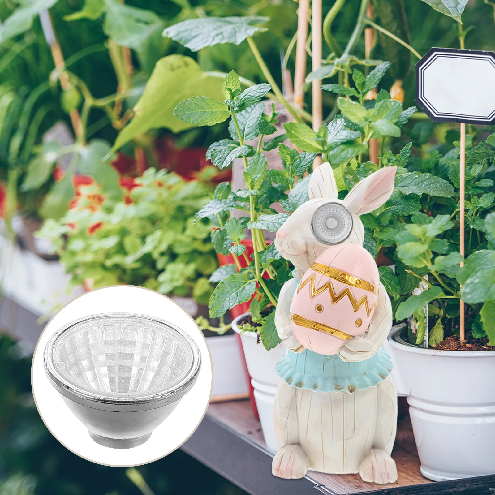 

100Pcs DIY Small Spotlight Lampshade Plastic Covers for Resin Animal Crafts Easy Installation Replacement Indoor Outdoor Use