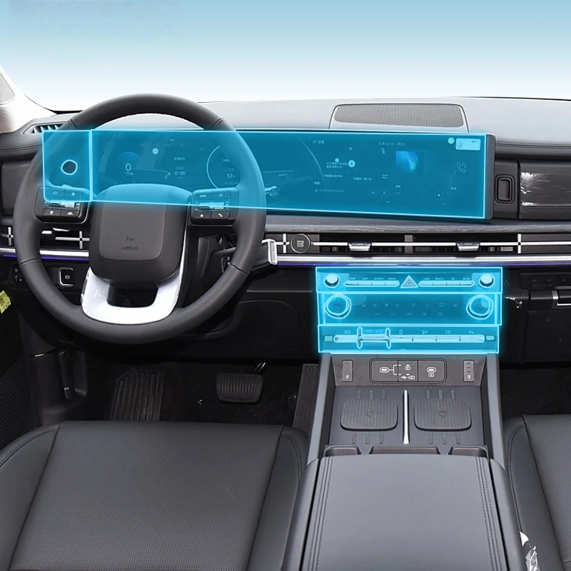 

TABNIER Pre cutting PPF/TPU Interior protective film For Hyundai Santa Fe 2024-25 Car Interior Anti scratch aging console screen