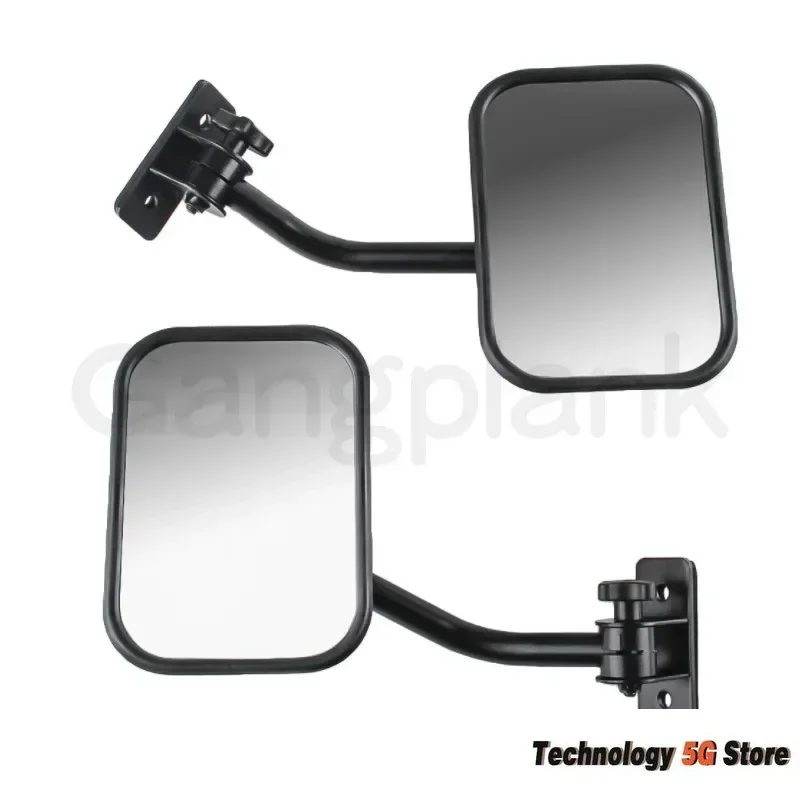 

Single Pillar Square Rear View Mirror for Automobile Car Modification Reversing Mirror for Jeep Wrangler Side Rearview Mirrors