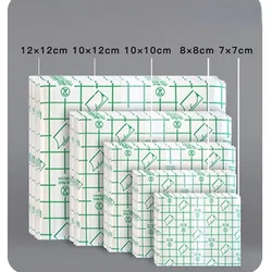 100Pcs Waterproof Transparent Tape PU Film Medical Adhesive Plaster Anti-allergic Wound Dressing Tape First Aid Kit Band Aids