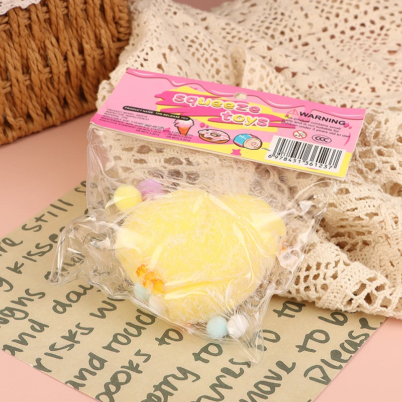 Simulazione di cartoni animati Spremere musica Rimbalzo lento Sollievo dallo stress Gioco alimentare Ventilazione Giocattolo artiglio gattino