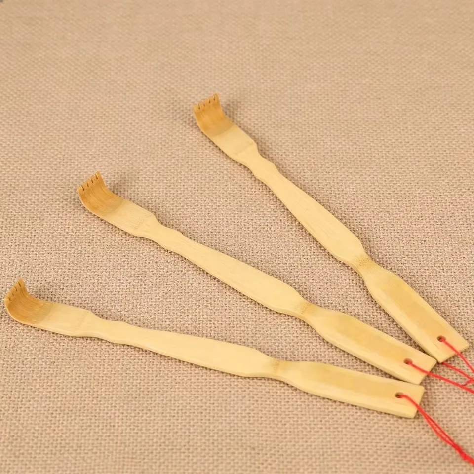Natural Bamboo Back Scratcher 3 Pack Long Handle