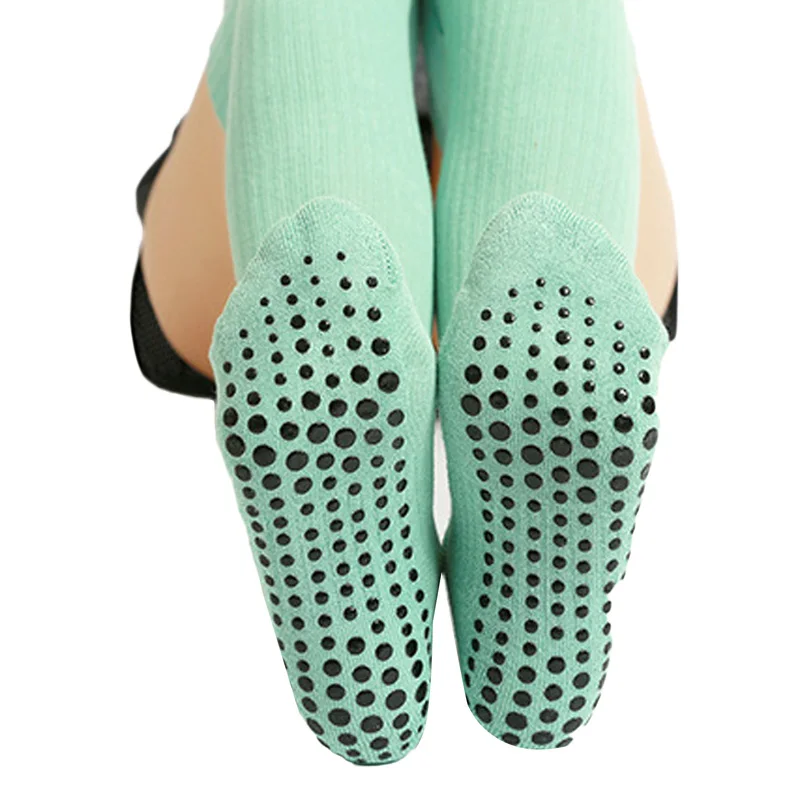 Calcetines de Yoga de punto por encima de la rodilla para mujer, medias largas gruesas cálidas, cubierta de pierna, regalo de primavera y otoño, gran oferta, nuevo