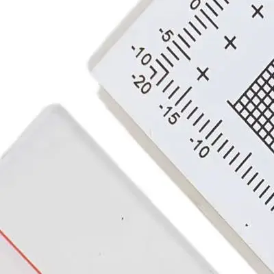 Plastic Corner Tell Tale Crack Monitor Gauge With 20mm Horizontal 10mm Vertical Range And 1mm For Concrete Wall Fissur