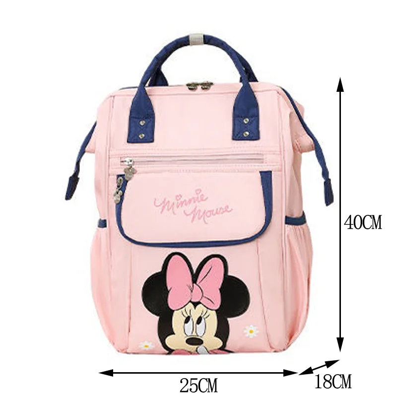 New 2024 Disney Mommy Bag Mother Baby Bags Large Capacity Double Shoulder Backpack Portable Multifunctional Baby Diaper Bag