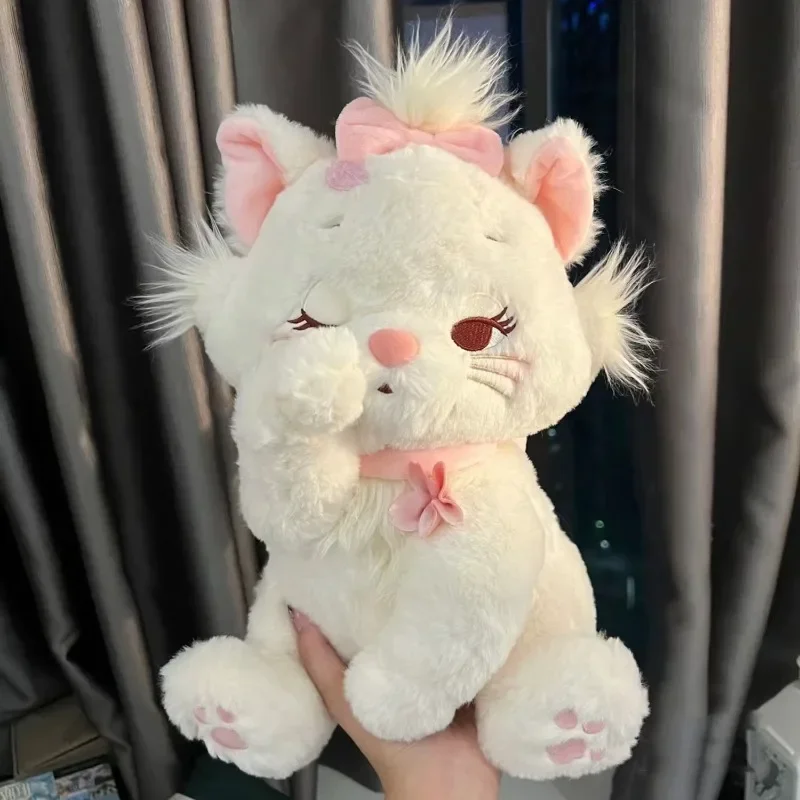 

Disney Cat, высокое качество, 30 см, периферийные устройства персонажей, серия «Сакура», милая плюшевая кукла «Кошка Мари», подушка для сна, украшения, подарок