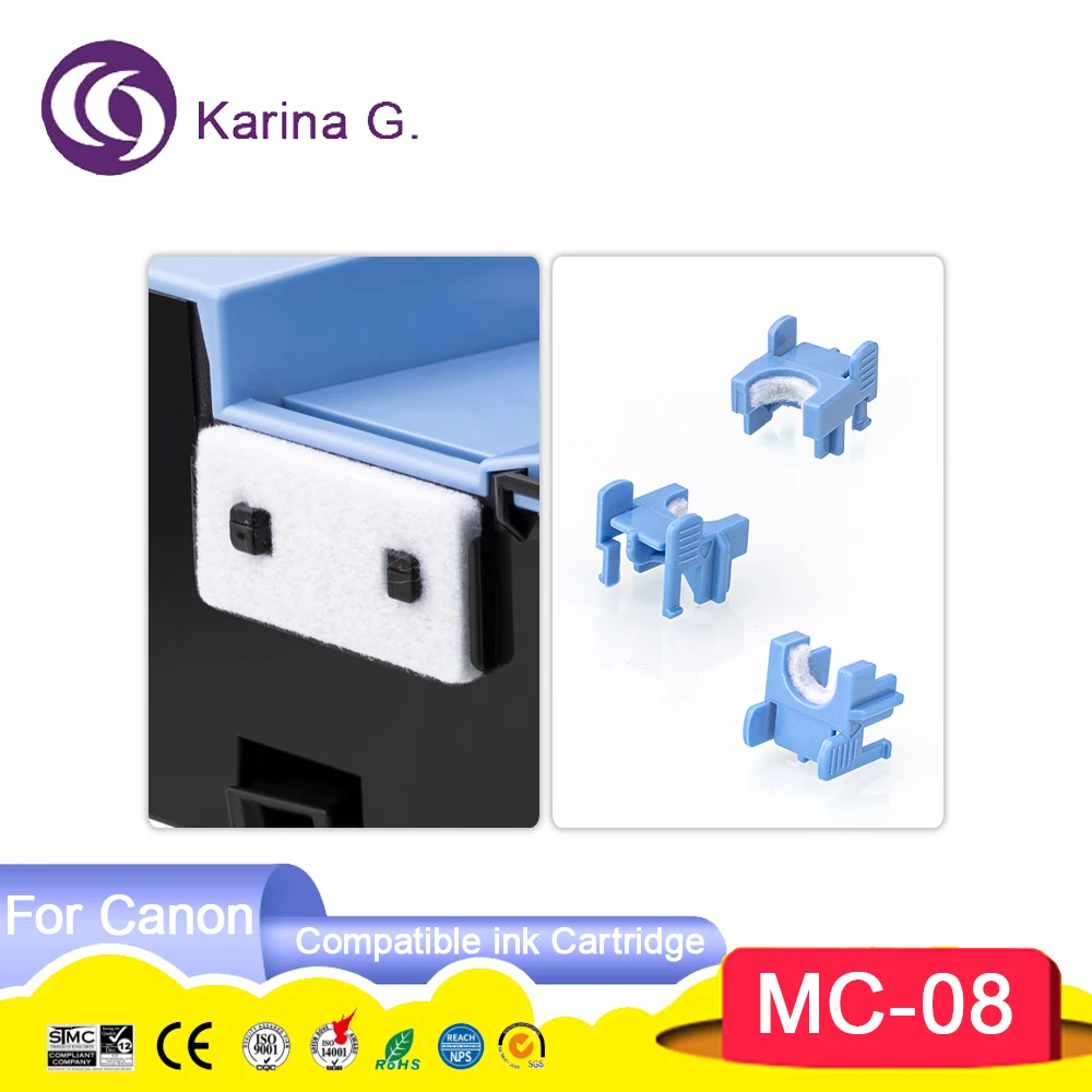 

MC-08 MC 08 MC08 Совместимый ящик для обслуживания чернил Резервуар для отходов чернил для принтера Canon IPF8000/9000/8000S/9000s/8010s/9010s/8300/8310