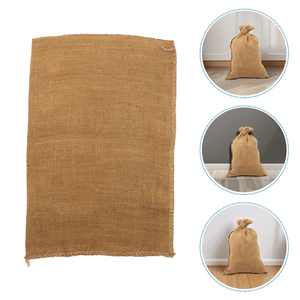 

6 Pcs Potato Sack Burlap Bags Large Capacity Heavy Duty Sandbags Garden Supplies Storage Sacks Jute Bags Grow Bags Vegetable