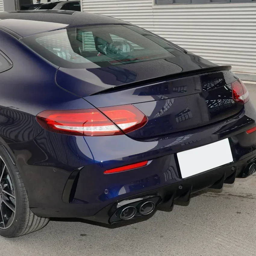 Car Rear Spoiler Wing Tail Wings Trunk Spoilers For Mercedes Benz C Coupe C205 2 Door 2015-2021 C43 C63 AMG C180 C200 C300 C350