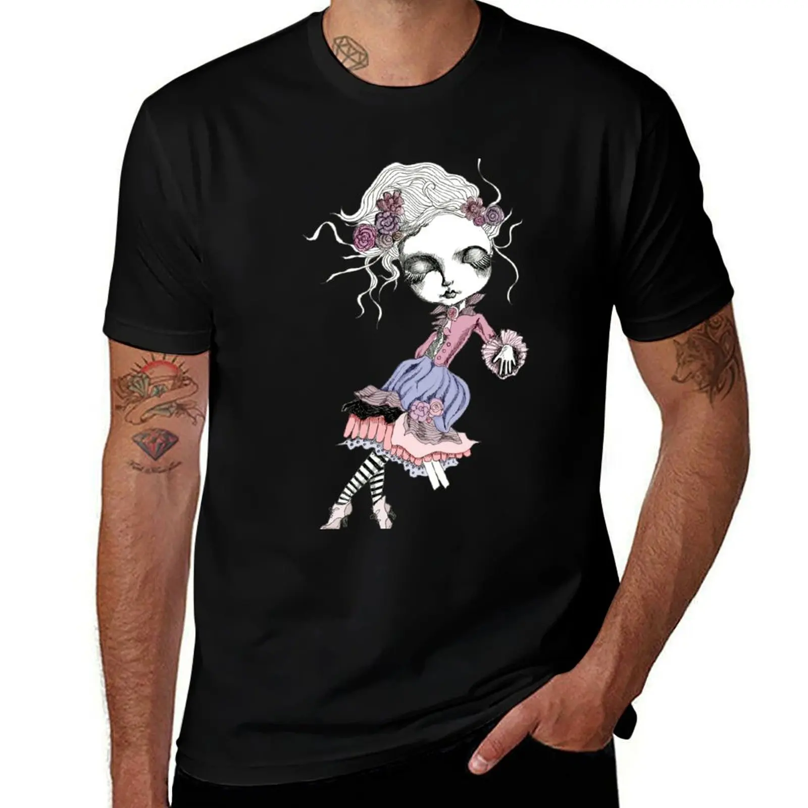 She is falling T-Shirt Big and Tall Casual T-Shirt