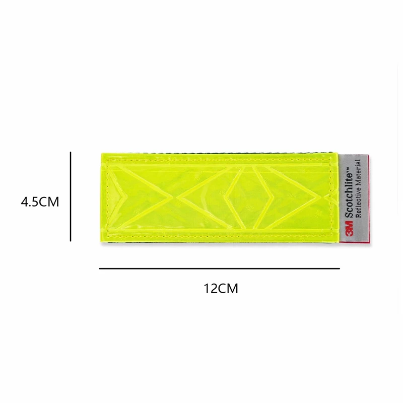 3M Scotchlite Reflective Warning Patches Backpack Vest Outdoor Bicycle Sports Highlight Tactics Badges For Clothing Bag Decor