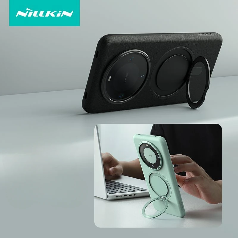 

Nillkin Magnetic Mobile Phone Case Suitable for Huawei mate60pro Case with Bracket Anti-fall Protective Case