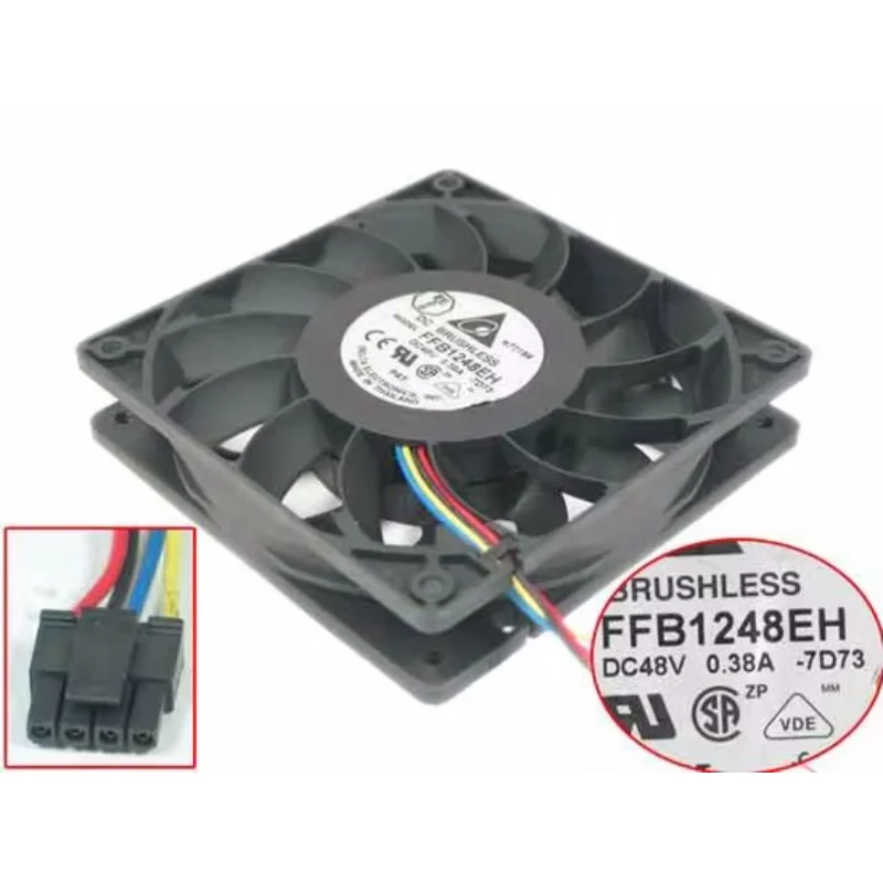 

Delta Electronics FFB1248EH 7D73 DC 48V 0.38A 120x120x25mm Server Cooling Fan